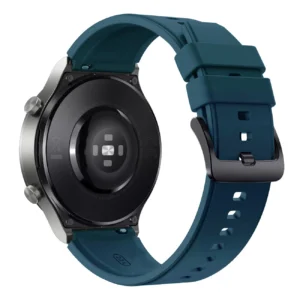 Silicone Strap for Huawei Watch GT 2 / 3 / 4 / 2 Pro / 3 Pro / 4 Pro / GT 2e - Dark Greeneng