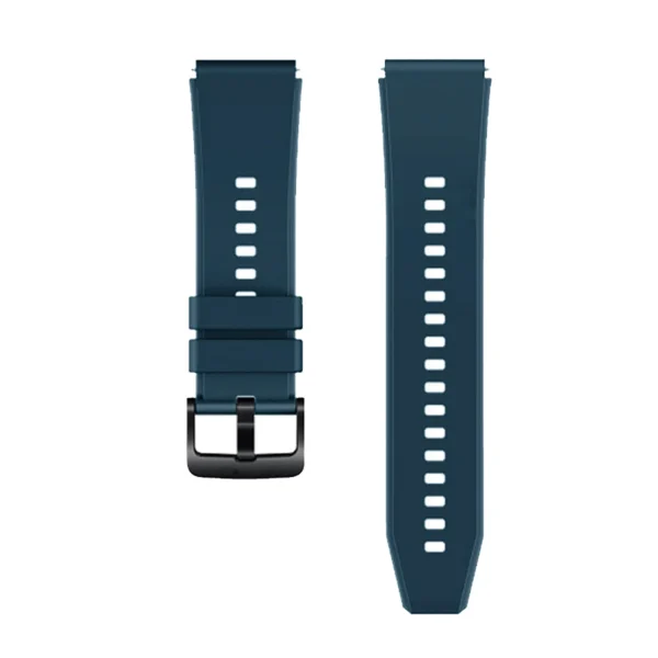 Silicone Strap for Huawei Watch GT 2 / 3 / 4 / 2 Pro / 3 Pro / 4 Pro / GT 2e - Dark Greeneng