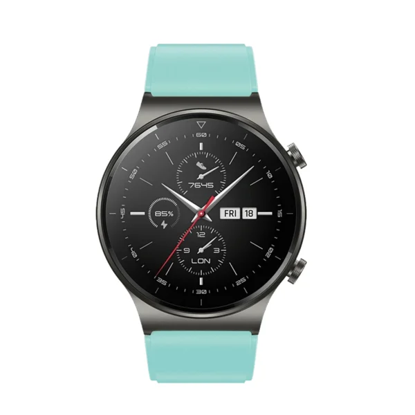 Silicone Strap for Huawei Watch GT 2 / 3 / 4 / 2 Pro / 3 Pro / 4 Pro / GT 2e - Light Greeneng