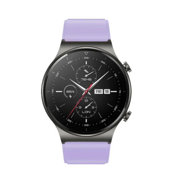 Silicone Strap for Huawei Watch GT 2 / 3 / 4 / 2 Pro / 3 Pro / 4 Pro / GT 2e - Purpleeng