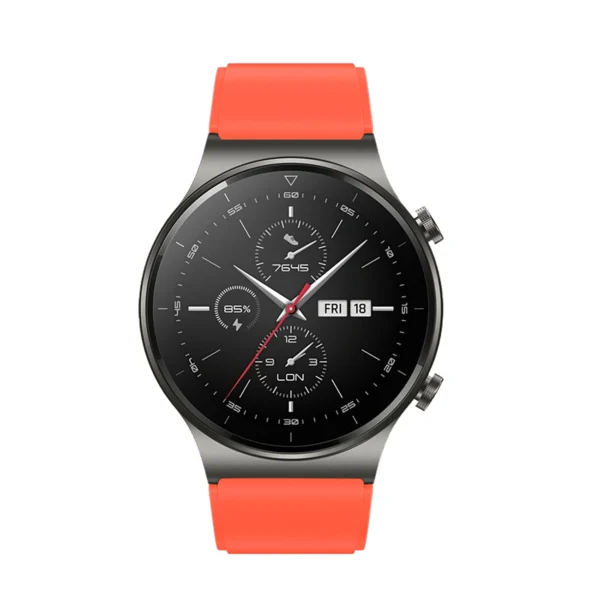 Silicone Strap for Huawei Watch GT 2 / 3 / 4 / 2 Pro / 3 Pro / 4 Pro / GT 2e - Orangeeng