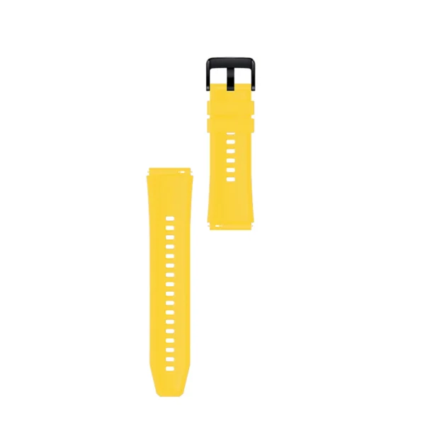 Silicone Strap for Huawei Watch GT 2 / 3 / 4 / 2 Pro / 3 Pro / 4 Pro / GT 2e - Yelloweng