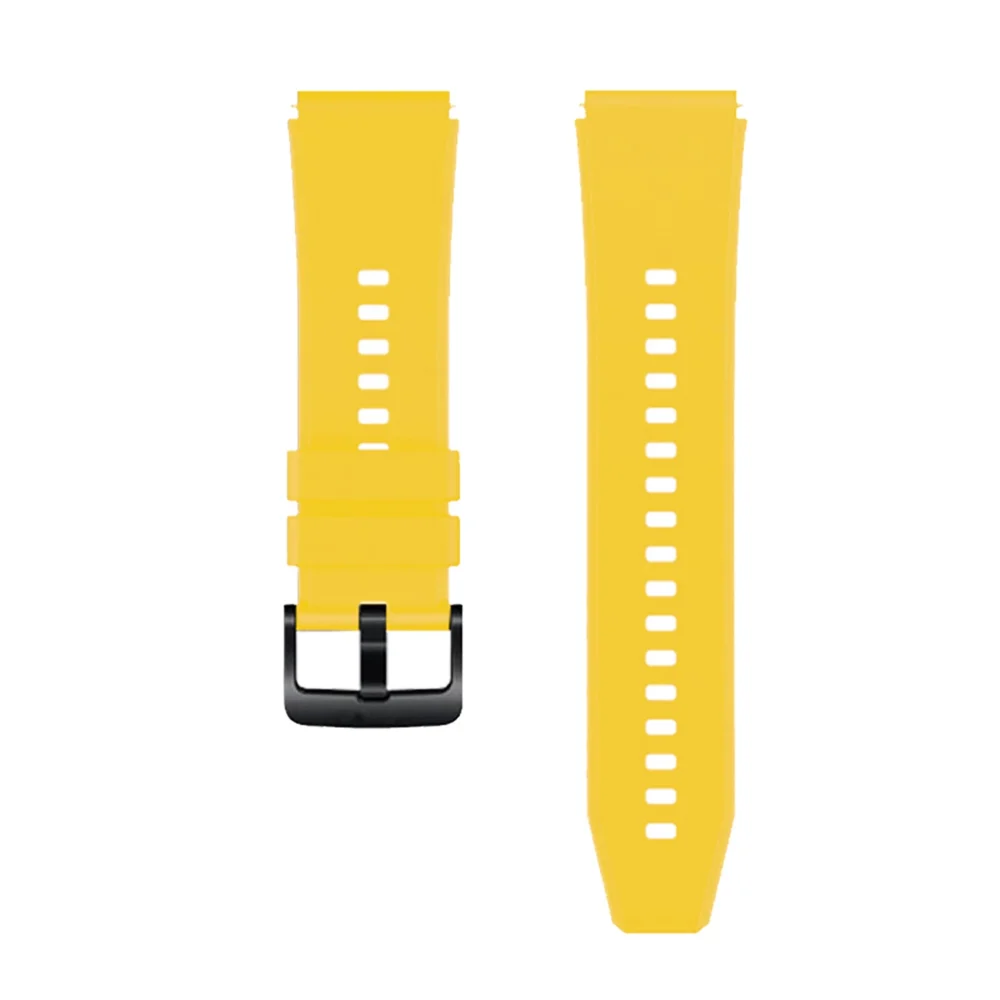 Silicone Strap for Huawei Watch GT 2 / 3 / 4 / 2 Pro / 3 Pro / 4 Pro / GT 2e - Yelloweng