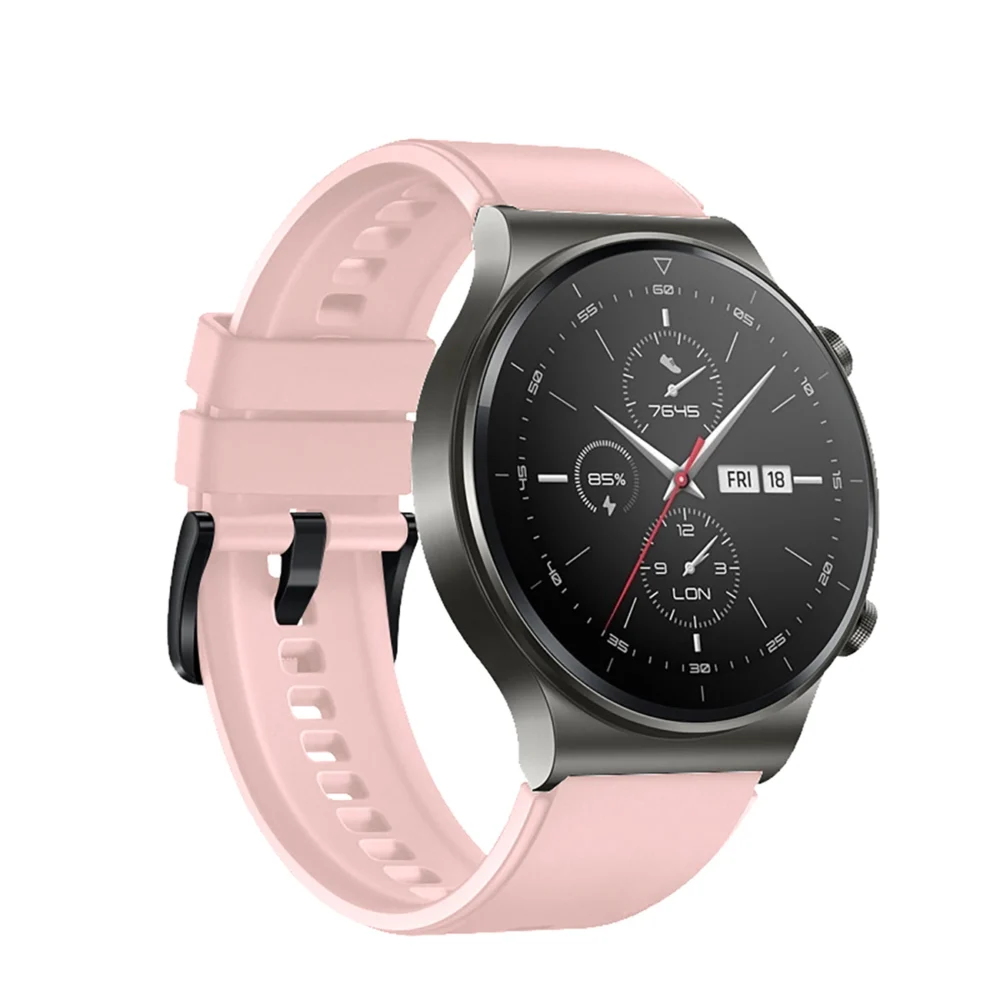 Silicone strap for Huawei Watch GT 2 / 3 / 4 / 2 Pro / 3 Pro / 4 Pro / GT 2e - powdereng
