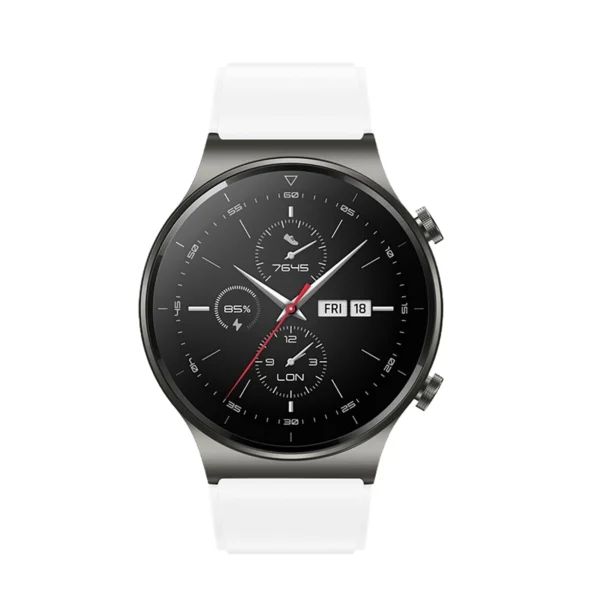 Silicone Strap for Huawei Watch GT 2 / 3 / 4 / 2 Pro / 3 Pro / 4 Pro / GT 2e - Whiteeng