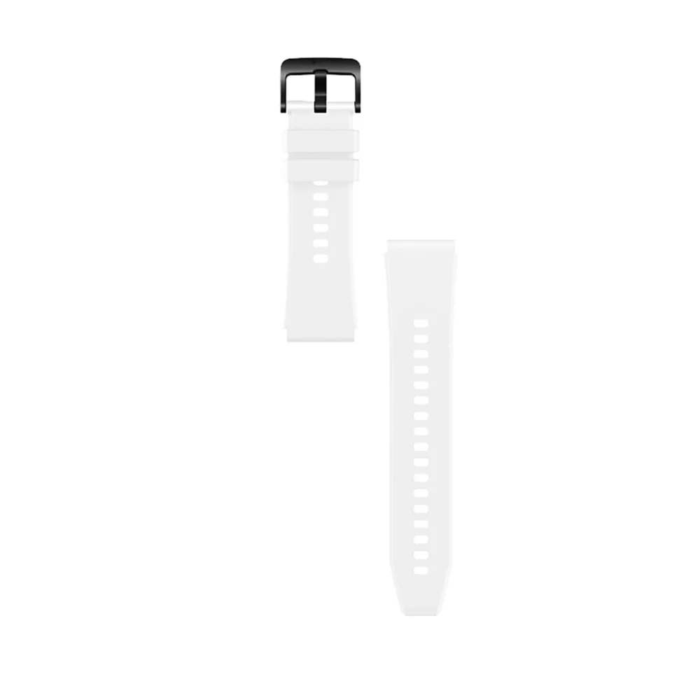 Silicone Strap for Huawei Watch GT 2 / 3 / 4 / 2 Pro / 3 Pro / 4 Pro / GT 2e - Whiteeng