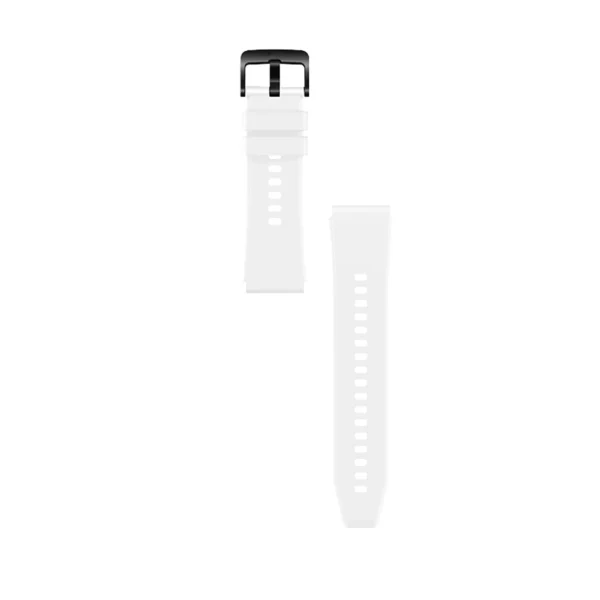 Silicone Strap for Huawei Watch GT 2 / 3 / 4 / 2 Pro / 3 Pro / 4 Pro / GT 2e - Whiteeng