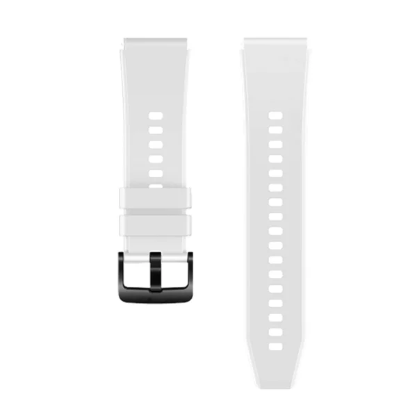 Silicone Strap for Huawei Watch GT 2 / 3 / 4 / 2 Pro / 3 Pro / 4 Pro / GT 2e - Whiteeng