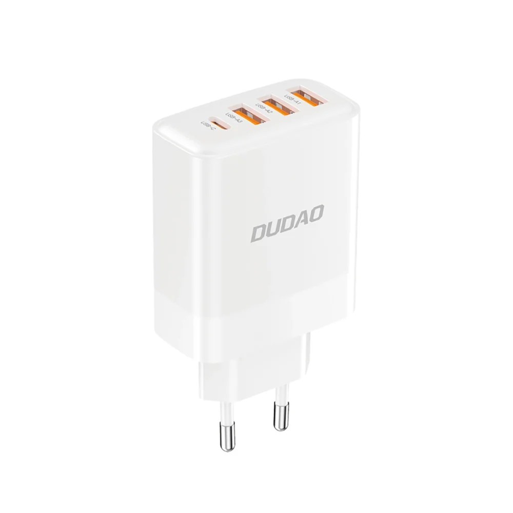 Dudao A5HEU network charger 3x USB-A 1x USB-C PD20W - whiteeng