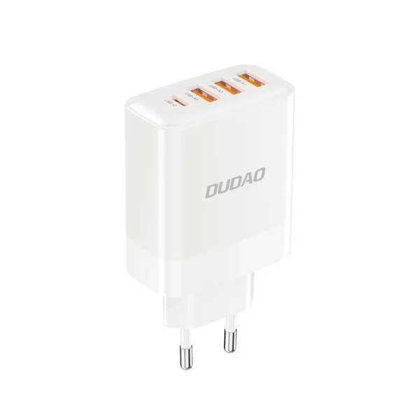 Dudao A5HEU network charger 3x USB-A 1x USB-C PD20W - whiteeng