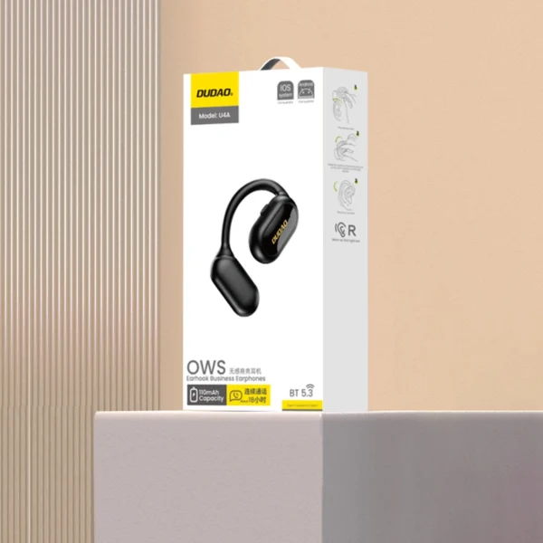 OWS Dudao U4A Bluetooth 5.3 IPX5 business headset - blackeng