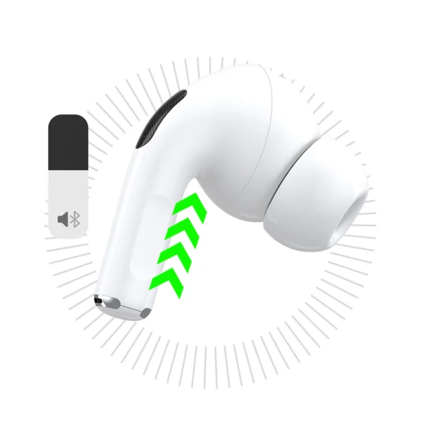 Dudao U19 in-ear TWS wireless Bluetooth 5.3 headphones with LED display - whiteeng