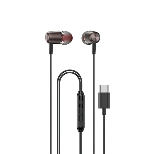 Dudao X1PROT In-Ear Wired USB-C Headphones 1.2m - Blackeng
