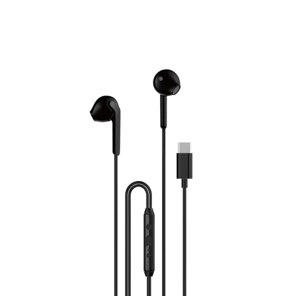 Dudao X3C In-Ear Wired USB-C Headphones 1.2m - Blackeng