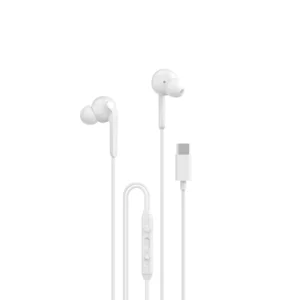 Dudao X3C+ Wired USB-C In-Ear Headphones 1.2m - Whiteeng