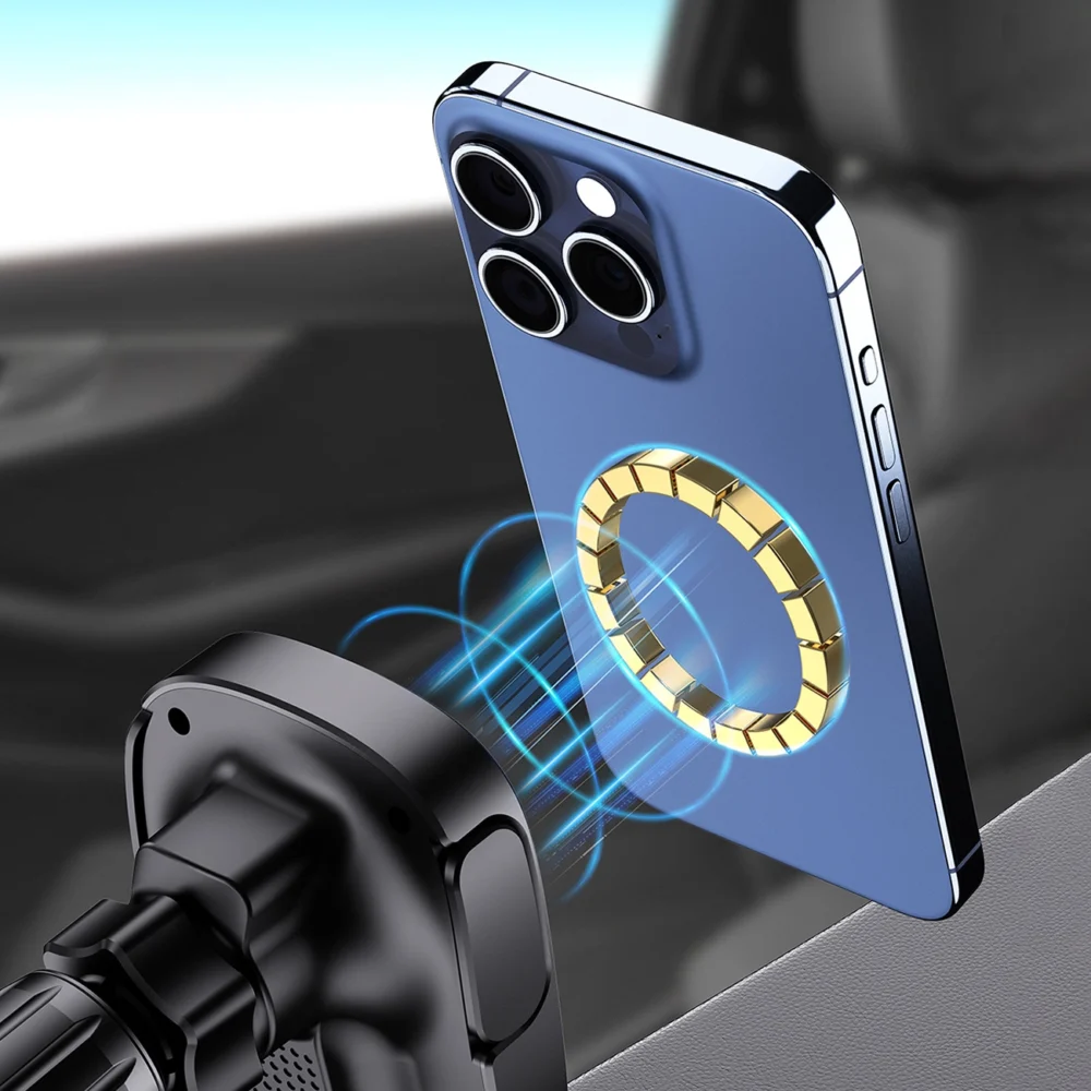 Dudao FW11 Car Phone Holder with 15W Inductive Charger for Air Vent/Cockpit - Blackeng