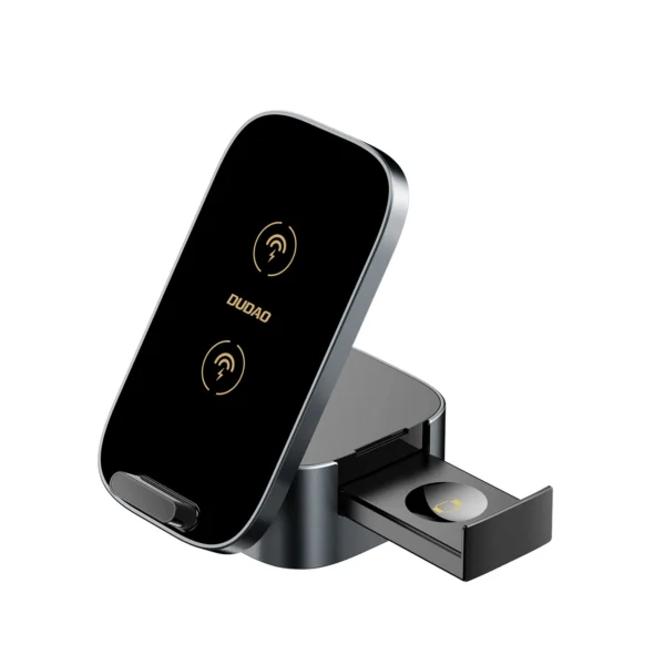 Dudao A11Pro+ 15W 3in1 Inductive Charger for Phone/Smartwatch/Headphones - Blackeng