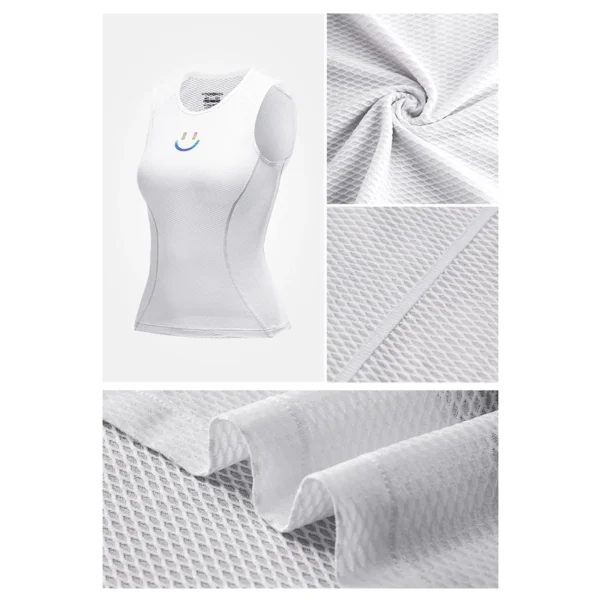 Rockbros YDBX001 women's quick-drying cycling vest XL / XXL - whiteeng