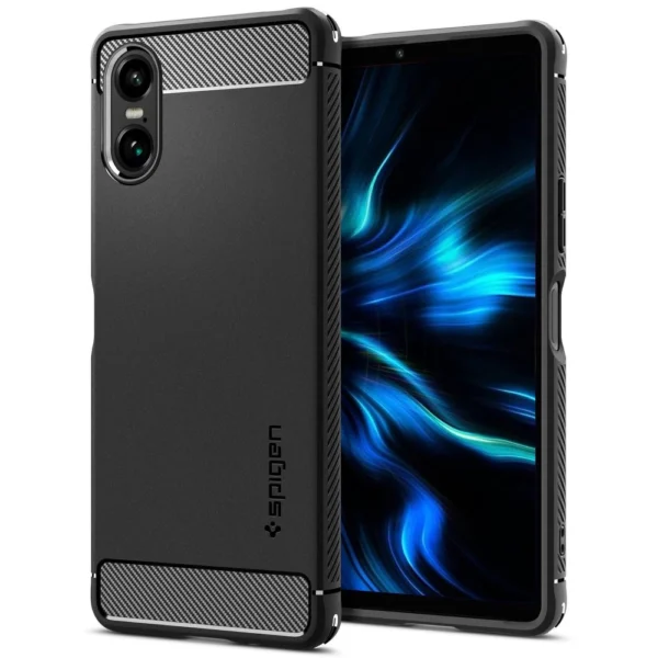 Spigen Rugged Armor Case for Sony Xperia 10 VI - Matte Blackeng