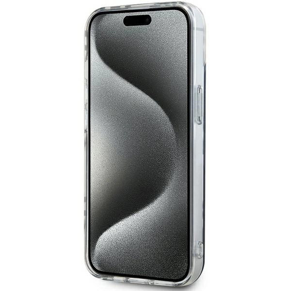 DKNY IML Checkered Mono Pattern case for iPhone 15 Plus / 14 Plus - blackeng
