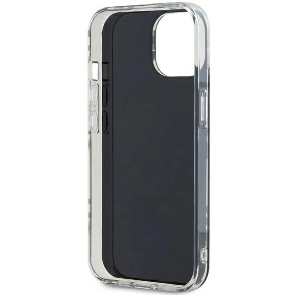 DKNY IML Checkered Mono Pattern case for iPhone 15 Plus / 14 Plus - blackeng