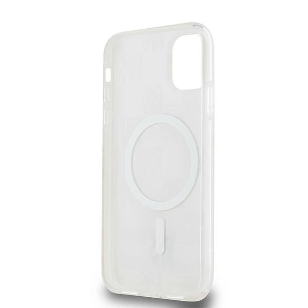 DKNY IML Checkered Mono Pattern & Printed Stripes MagSafe case for iPhone 11 / Xr - pinkeng