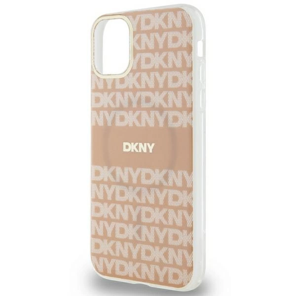 DKNY IML Mono & Stripe MagSafe case for iPhone 11 / Xr - pinkeng