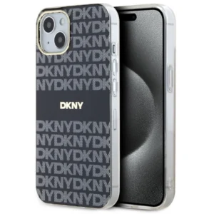 DKNY IML Mono & Stripe MagSafe Case for iPhone 15/14/13 - Blackeng