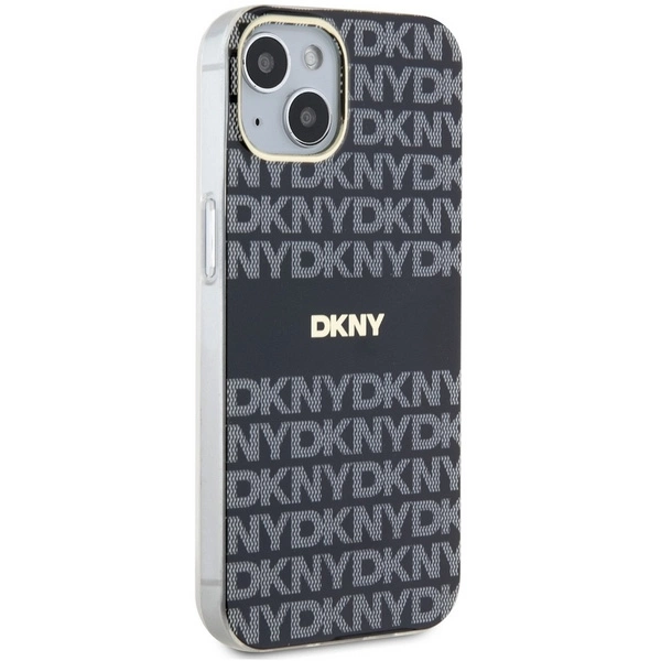 DKNY IML Mono & Stripe MagSafe Case for iPhone 15/14/13 - Blackeng