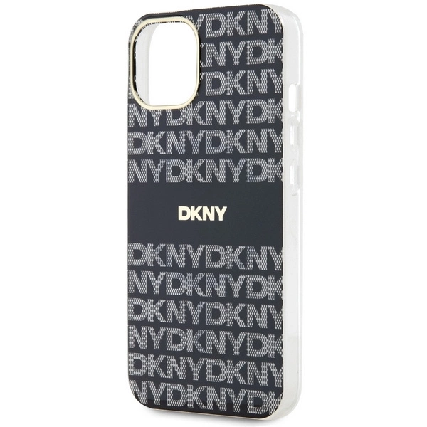 DKNY IML Mono & Stripe MagSafe Case for iPhone 15/14/13 - Blackeng