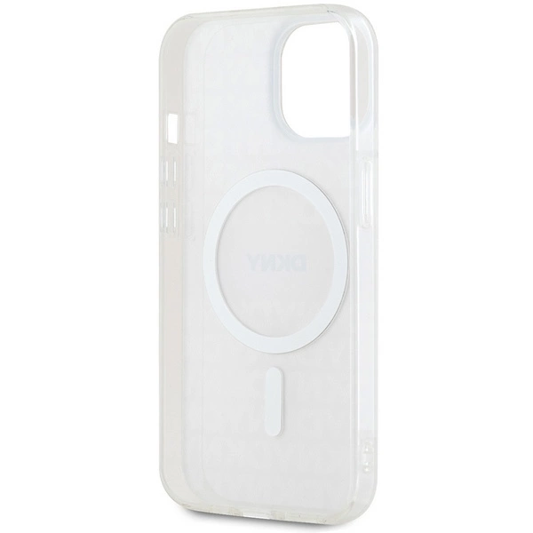 DKNY IML Mono & Stripe MagSafe case for iPhone 15 / 14 / 13 - pinkeng
