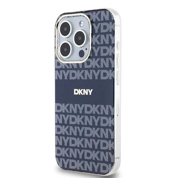 DKNY IML Mono & Stripe MagSafe case for iPhone 15 Pro - blueeng