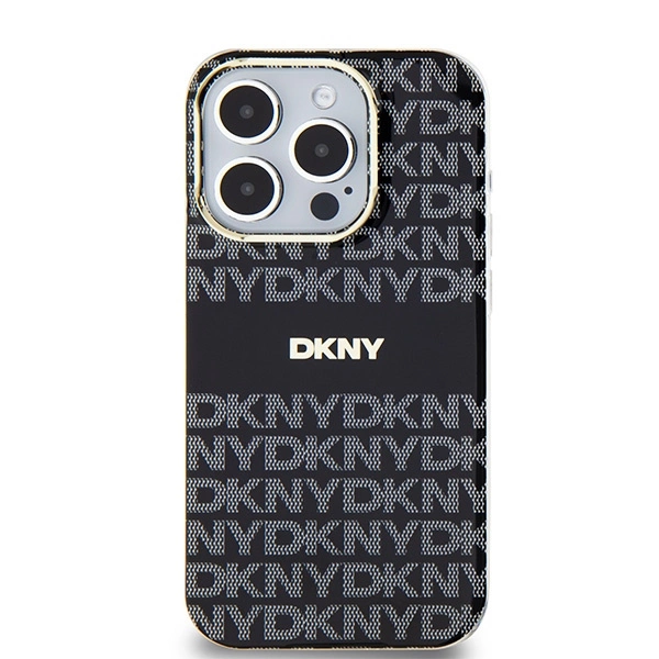 DKNY IML Mono & Stripe MagSafe case for iPhone 15 Pro - blackeng