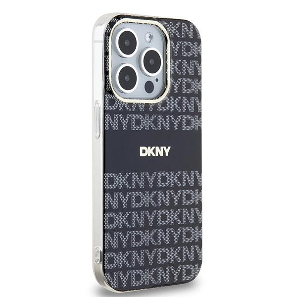 DKNY IML Mono & Stripe MagSafe case for iPhone 15 Pro - blackeng