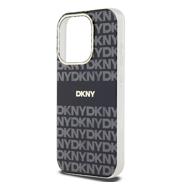 DKNY IML Mono & Stripe MagSafe case for iPhone 15 Pro - blackeng