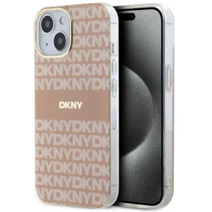 DKNY IML Mono & Stripe MagSafe Case for iPhone 15 Plus / 14 Plus - Pinkeng