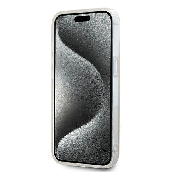 DKNY IML Checkered Mono Pattern & Printed Stripes MagSafe case for iPhone 15 / 14 / 13 - pinkeng