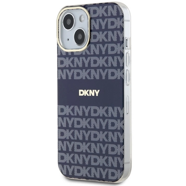 DKNY IML Mono & Stripe MagSafe case for iPhone 15 / 14 / 13 - blueeng