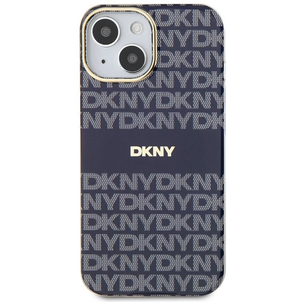 DKNY IML Mono & Stripe MagSafe case for iPhone 15 / 14 / 13 - blueeng