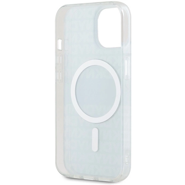 DKNY IML Mono & Stripe MagSafe case for iPhone 15 / 14 / 13 - blueeng