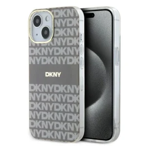 DKNY IML Mono & Stripe MagSafe case for iPhone 15 / 14 / 13 - beigeeng