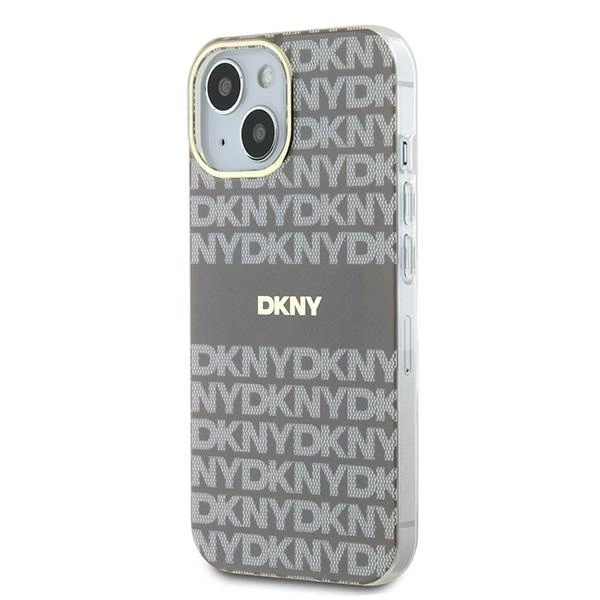 DKNY IML Mono & Stripe MagSafe case for iPhone 15 / 14 / 13 - beigeeng