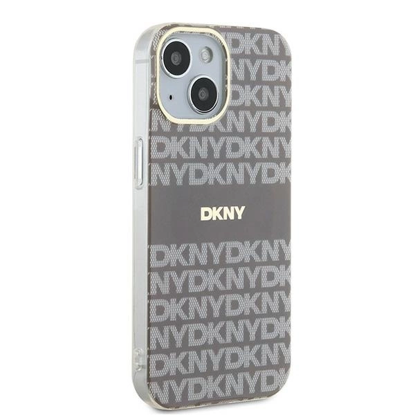 DKNY IML Mono & Stripe MagSafe case for iPhone 15 / 14 / 13 - beigeeng