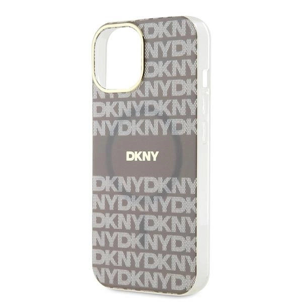 DKNY IML Mono & Stripe MagSafe case for iPhone 15 / 14 / 13 - beigeeng