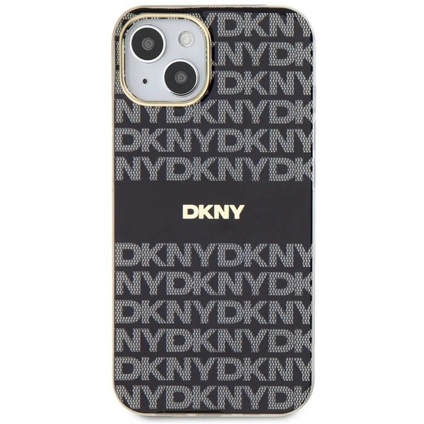 DKNY IML Mono & Stripe MagSafe Case for iPhone 15/14/13 - Blackeng