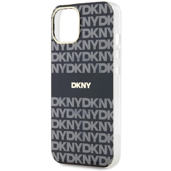 DKNY IML Mono & Stripe MagSafe Case for iPhone 15/14/13 - Blackeng