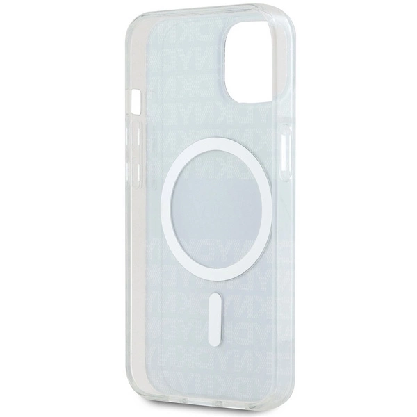 DKNY IML Mono & Stripe MagSafe Case for iPhone 15/14/13 - Blackeng