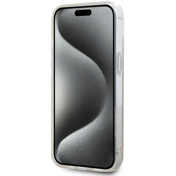 DKNY IML Mono & Stripe MagSafe case for iPhone 15 / 14 / 13 - pinkeng