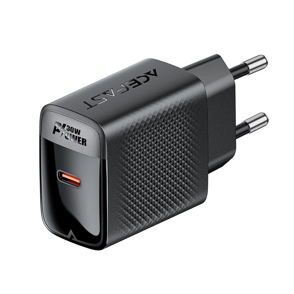 Acefast A102 Charger Network GaN USB-C PD 30W - Blackeng