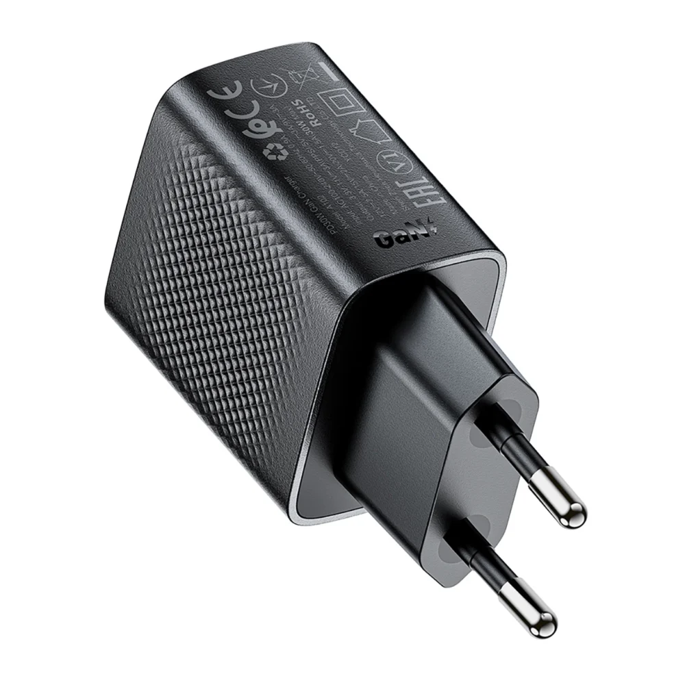 Acefast A102 Charger Network GaN USB-C PD 30W - Blackeng
